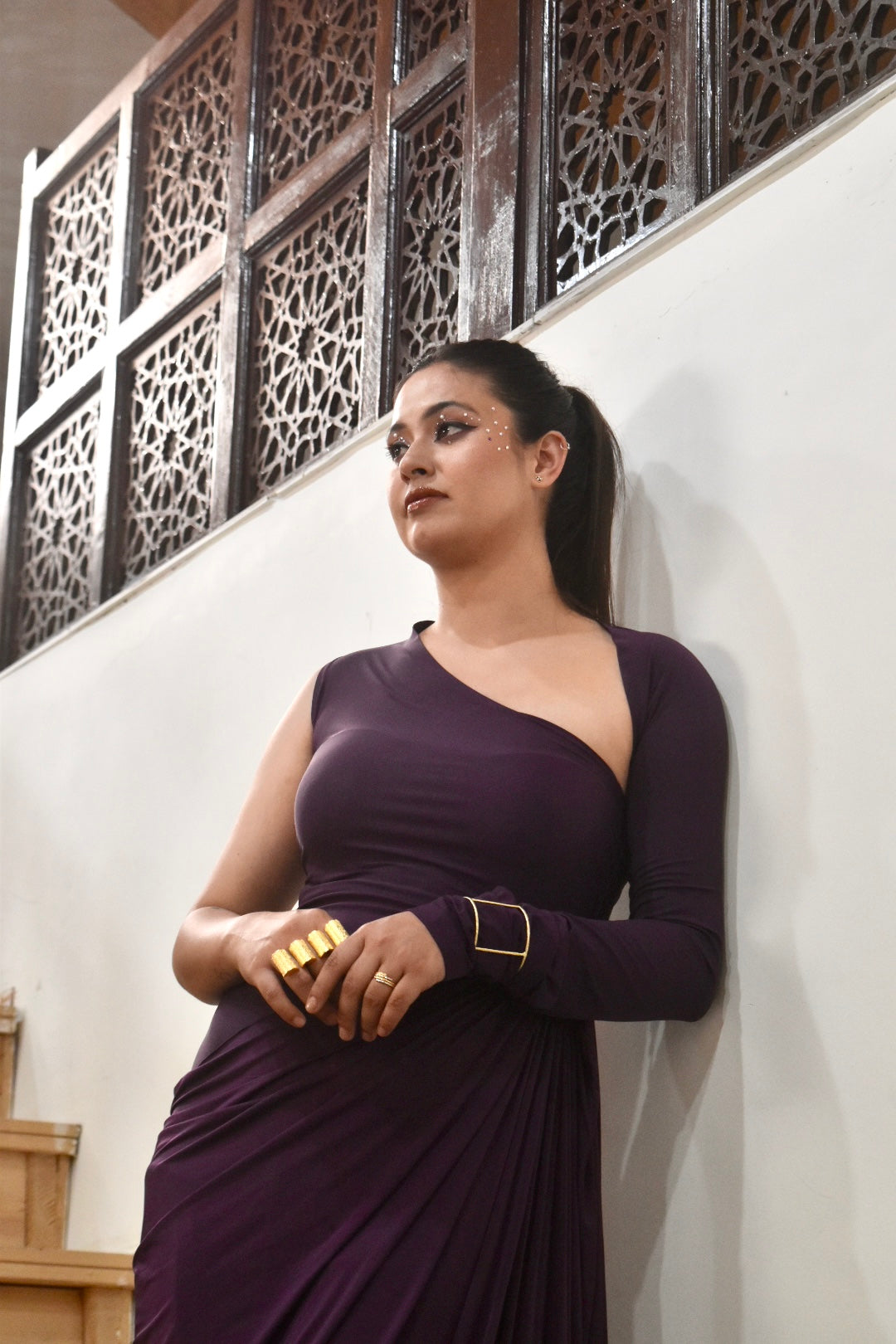 Sculptura One-Shoulder Drape